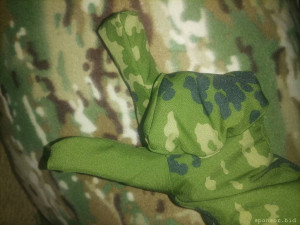 Трех палые тёплые варежки