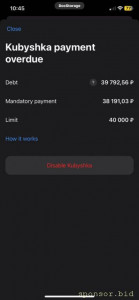 вот сколько нужно отдать.