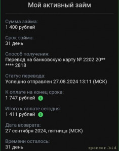 Помогите решить с долгами по кредитам и займам  - IMG_20240827_141941.jpg