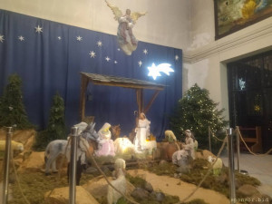 Вертеп в католическом  храме в Спб,1 -ая красноармейская д.11