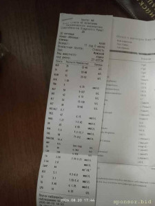 Биохимия крови результат